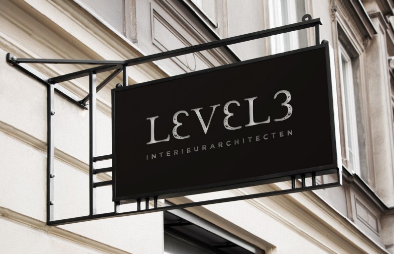 Level3 interieurarchitecten logo ontwerp