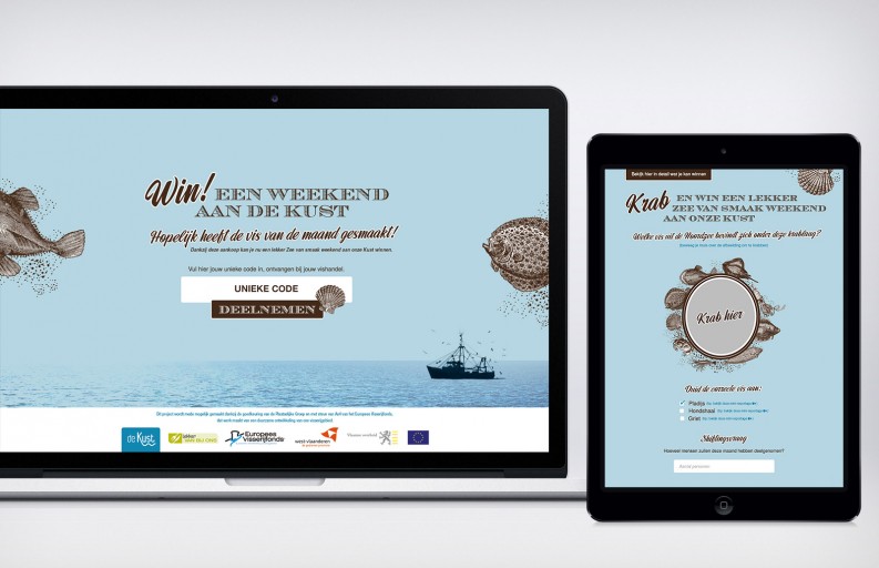 Responsive webdesign voor Zee van Smaak voor de kust.be